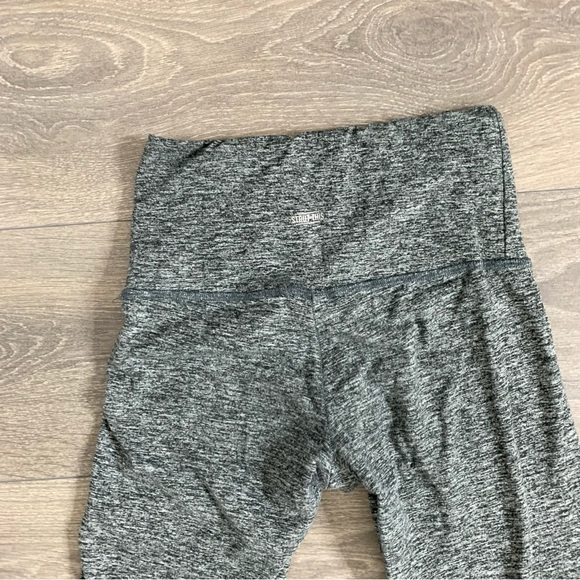 Strut This Revolve Star Print Leggings Full Length Grey Marle High Rise - Picture 10 of 16
